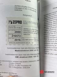 Zepro 2000 kg ZAEHD -200 175 MA Lift - 3