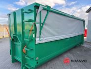 Scancon SH7040 - 7000 mm HARDOX Letvægts fliscontainer Åben - 7