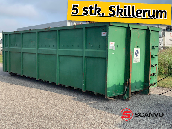 DC-Container S6931 - 5 stk skillerum ialt 31,6 m3 Kombianhänger - 1