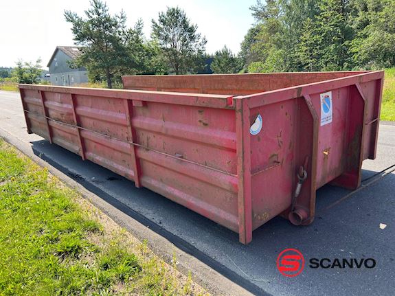 HC-Container 6,0 mtr 14m3 + aut. bagsmæk Åben - 1