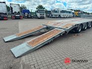 AMT 3-aks maskinkærre galvaniseret Low loader - 10