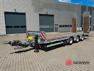 AMT 3-aks maskinkærre galvaniseret Low loader - 3