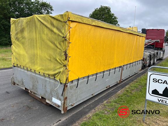 Various 6000 mm skydegardiner - alu sider - truck beslag Curtains - 1