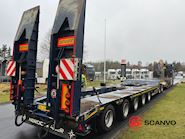 HRD 7 akslet - 84 ton blokvogn med ramper Maskintransport - 16