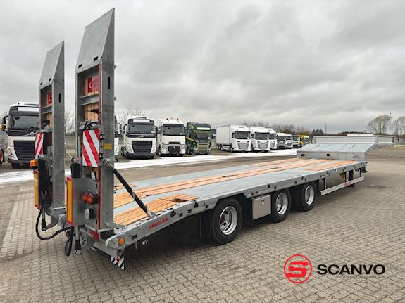 Hangler 3-aks 2,80m ramper Low loader - 1