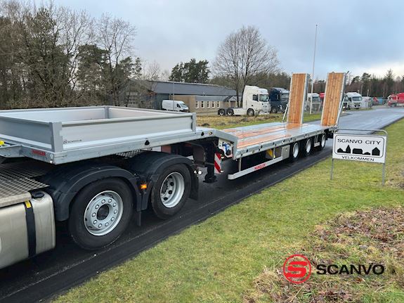 Hangler SDS-H 510-T 3-aks maskintrailer - dobbelt ramper Low loader - 1