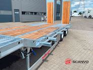 Hangler 3-aks, Hydraulisk ramper, Galvaniseret. Low loader - 6