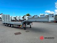 Hangler 4-aks 2-delt heldækkende rampe Low loader - 2