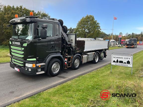 Scania G450LB 8x2*6 HNB - HMF 2620K kran Kipper/Kran - 1