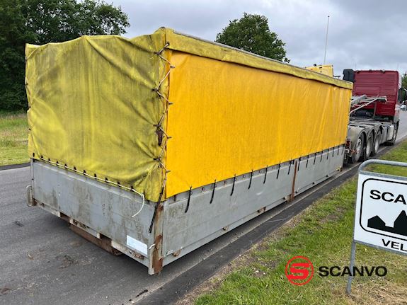 Diverse 6000 mm skydegardiner - alu sider - truck beslag Gardin - 1