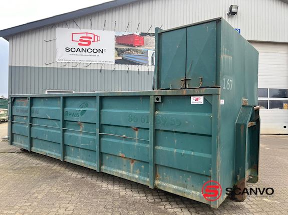 24m3 container - 6500 mm - Lukket frontrum pritsche - 1