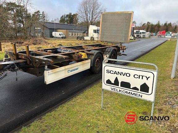 Krone ZZW 18 EL  containerlåse - zepro lift Veksellad/Container - 1