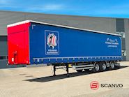 Hangler 3-aks gardintrailer hævetag + skydetag Gardin - 3