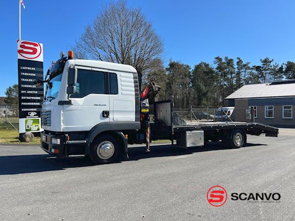 MAN TGL 12-240 4x2 BL - Fassi kran Autotransport - 1