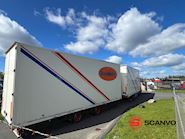 Scania R410 DB 4x2 MLB + tandem trailer 121m3 Koffer aufbau - 10