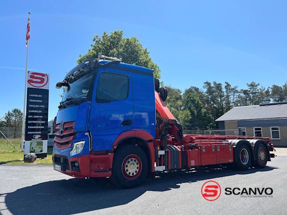 Mercedes-Benz Antos 2545 - HMF 1520K-RCkran Hejs/kran - 1