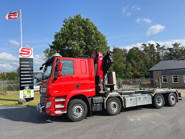 DAF CF 480 FAX 8x2*6, Abroller/Kran