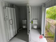 Diverse 5 stk 20 fods indrettet til WC / baderum Combi - 7