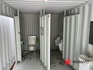 Diverse 5 stk 20 fods indrettet til WC / baderum Combi - 2