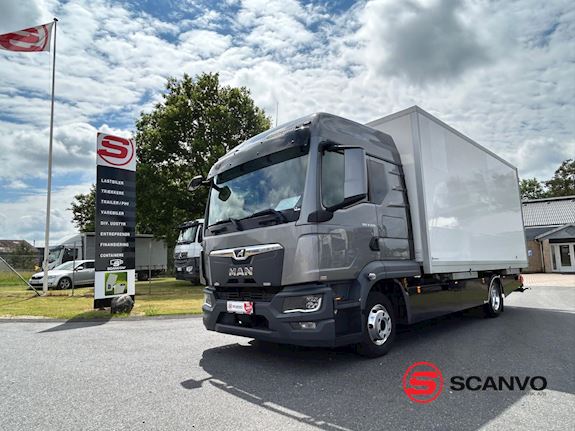 MAN TGL 8-220 4x2 BL incl. 2 stk veksellad Closed box - 1