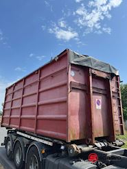 HC-Container 6450mm ca. 35m3 med net og kranudskæring Åben - 4