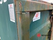 24m3 container - 6500 mm - Lukket frontrum open - 5
