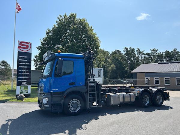 Mercedes-Benz Antos 2546 - Hiab 192 E kran, Container system/crane