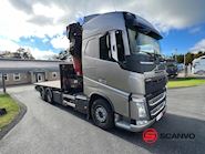 Volvo FH 420 - HMF 4020K5 + Jib FJ1000 K3 Kran/Fast lad - 4