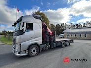 Volvo FH 420 - HMF 4020K5 + Jib FJ1000 K3 Kran/Fast lad - 2