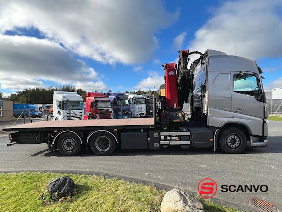 Volvo FH 420 - HMF 4020K5 + Jib FJ1000 K3 Kran/Fast lad - 1