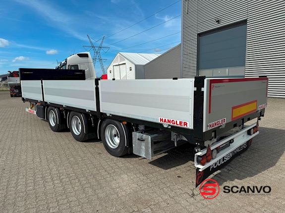 Hangler 3-aks kærre alu-sider + alu-ramper pritsche - 1