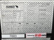 Schmitz 13,6 mtr kasse - lodretstående lift Box Trailer - 9