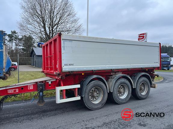 Kel-Berg 5,1 mtr. - 3 vejs tip - aut bagsmæk Kippanhänger - 1