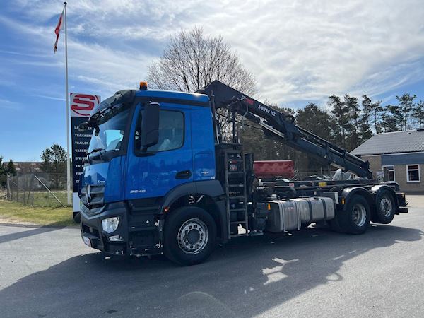 Mercedes-Benz Antos 2546 - Hiab 192 E kran, Abroller/Kran