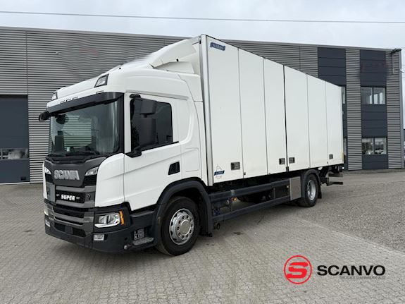 Scania P250 7450mm foldedørs Fast kasse - 1