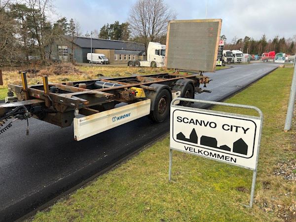 Krone ZZW 18 EL  containerlåse - zepro lift, Veksellad/Container