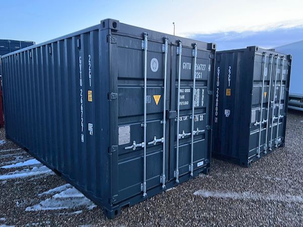 Diverse 20 fod skibs container, Container