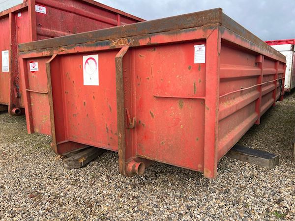 HC-Container S6015 hydraulisk aut bagsmæk, Åben