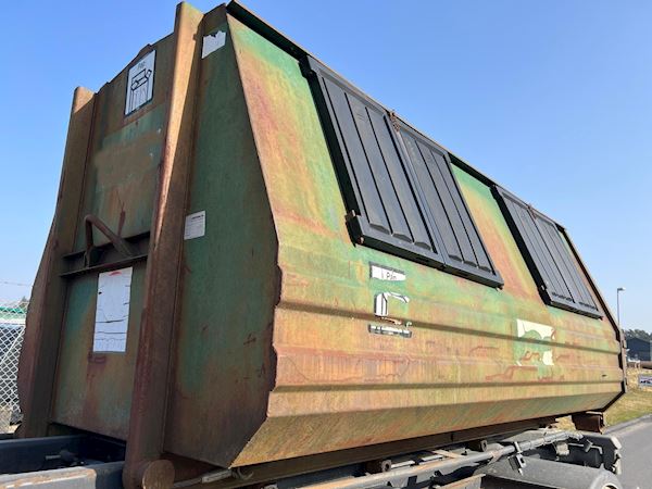 Micodan A/S 4000mm med 2x2 indkast, Lukket affaldscontainer