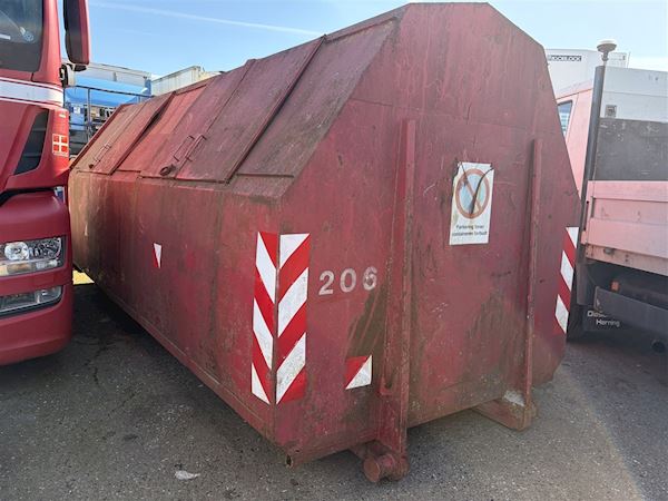 Diverse SL50xx - 5000mm - ca 20m3, Lukket affaldscontainer