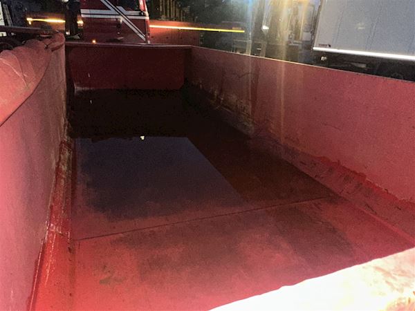 DC-Container S6516 væsketæt 16m3 - Rullepresenning, Væsketæt