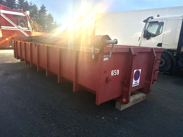 DC-Container S6516 væsketæt 16m3 - Rullepresenning, Væsketæt