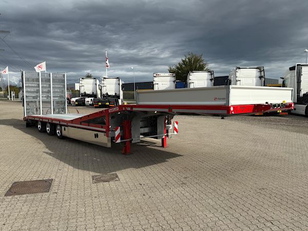 Hangler med rampe i fuld bredde, Maskintransport