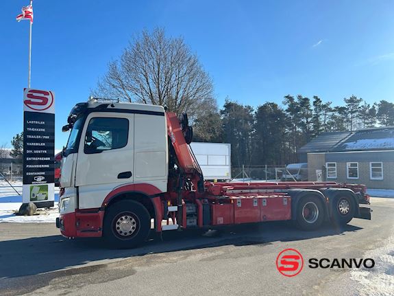Mercedes-Benz Antos 2545 - HMF 1520K-RCkran Hejs/kran - 1