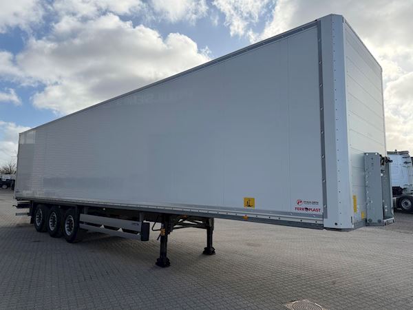 Schmitz 13,6 mtr dobbeltstock + alubund, Boks Trailer