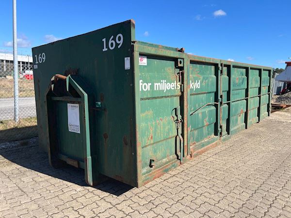 24m3 container - 6500 mm - Lukket frontrum, Combi