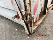 Scancon 6000 mm - 20m3 - Bagdøre + Rullepresenning Åben - 14