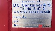 DC-Container S6516 væsketæt 16m3 - Rullepresenning Væsketæt - 15