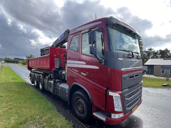 Volvo FH540 - HMF 42020K5 + jib, Container system/crane