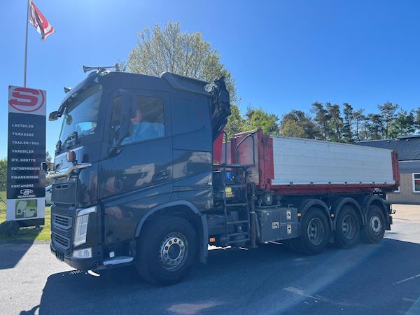 Volvo FH500 - HMF 2620K5 & pendel container, Hejs/kran
